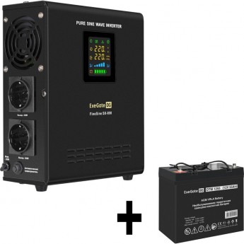 Комплект EXEGATE ИБП EX295996RUS + батарея 55Aч EX285667RUS 1шт