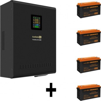 Комплект EXEGATE ИБП EX296003RUS + батарея 120Aч EX285657RUS 4шт