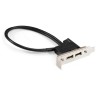 Планка портов в корпус 2xUSB2.0 EXEGATE BrctUSB2-2A-LP EX298293RUS