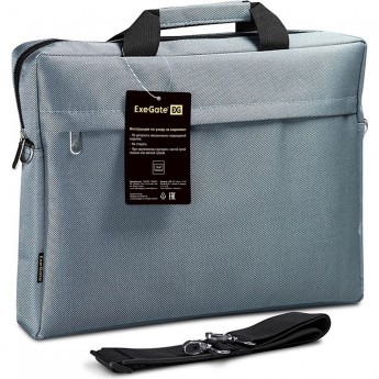 Сумка EXEGATE START S11 GREY, серая, полиэстер, для ноутбуков и планшетов до 11"